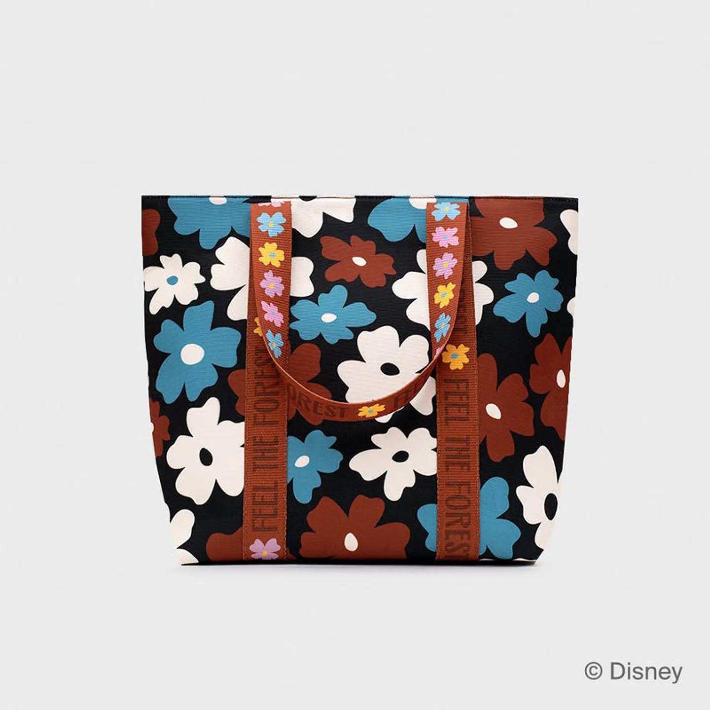 MEDIUM BAG WILDWOOD FLOWERS NEGRO 4