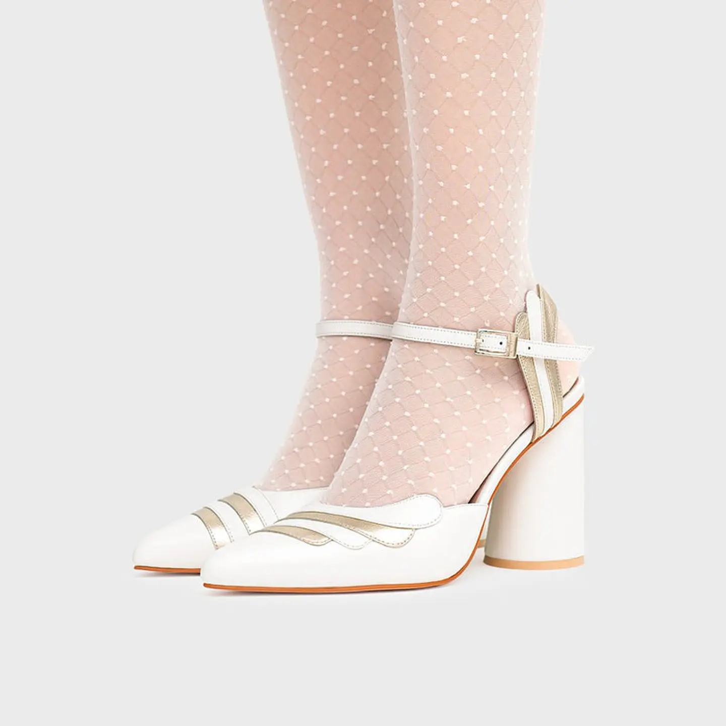 MILENA PUMP BRIDE HUESO 2