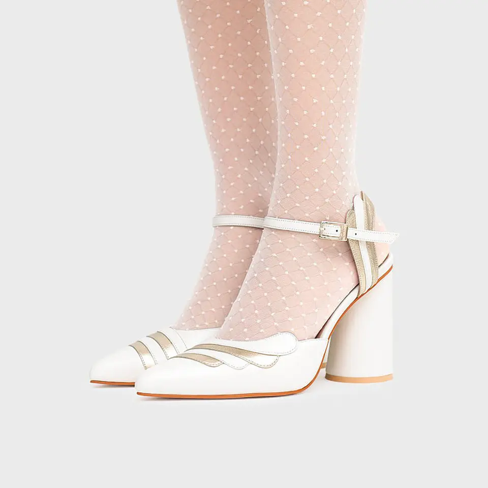 MILENA PUMP BRIDE HUESO 2