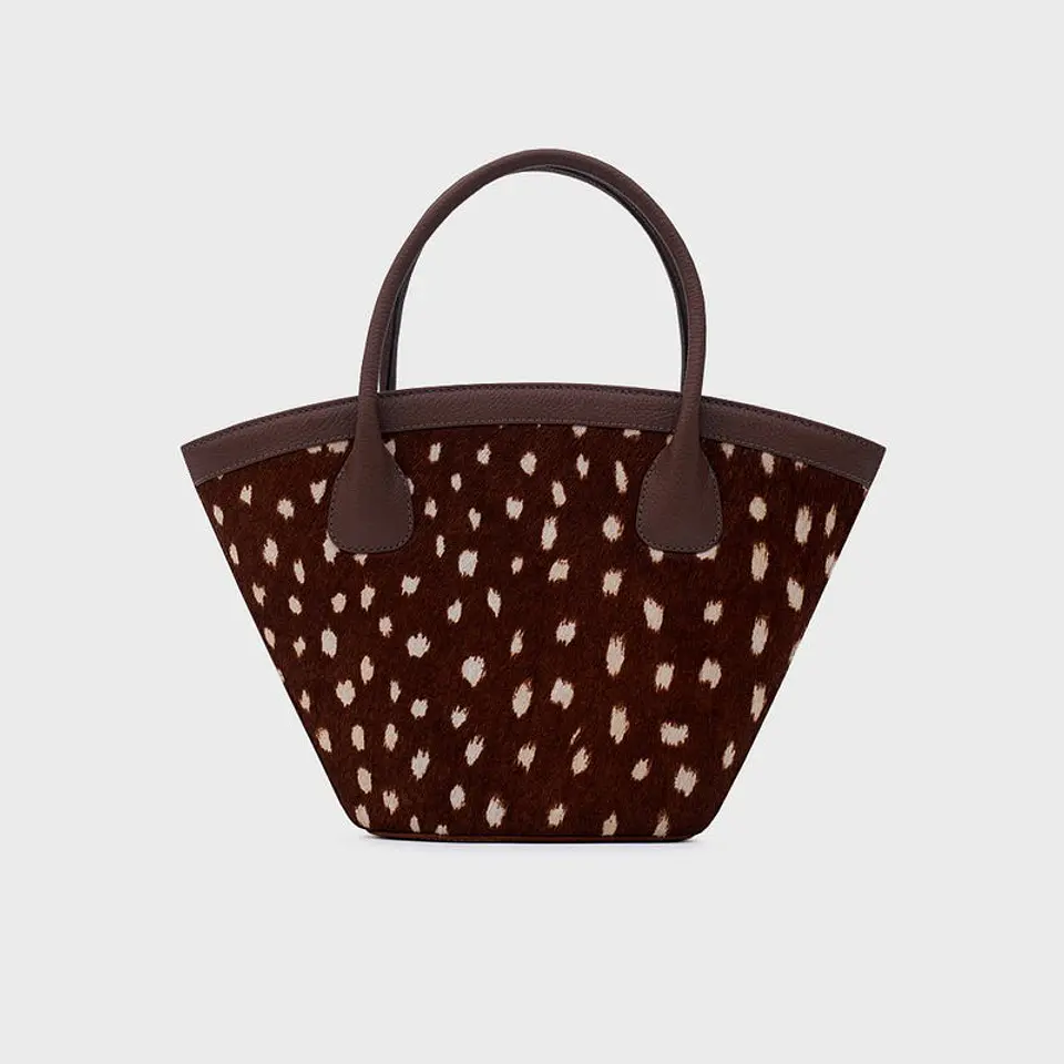 SASKIA TRAPEZE BAG MARRÓN 1
