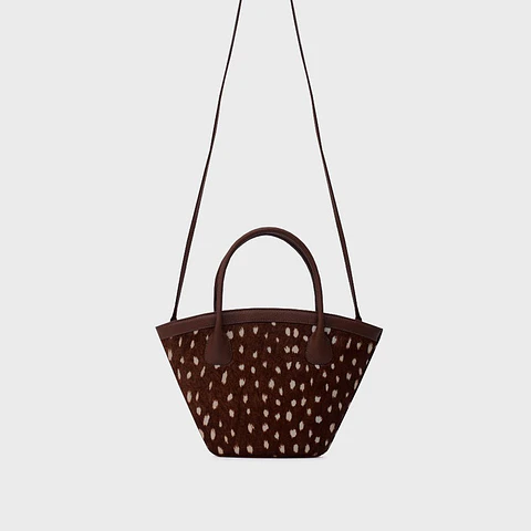 SASKIA TRAPEZE BAG MARRÓN