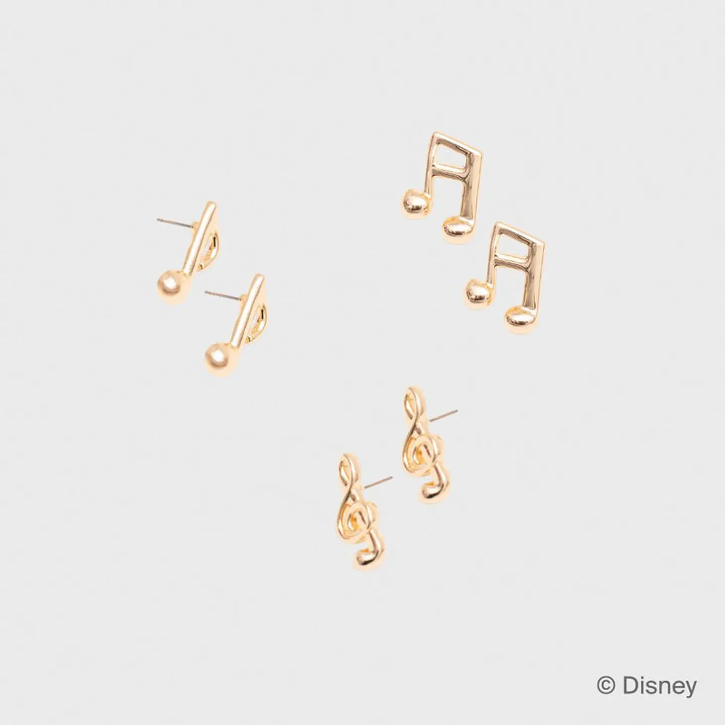 SET DE 3 ARETES ARPEGGIOS DORADO 2
