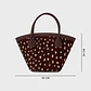 SASKIA TRAPEZE BAG MARRÓN - Miniatura 4