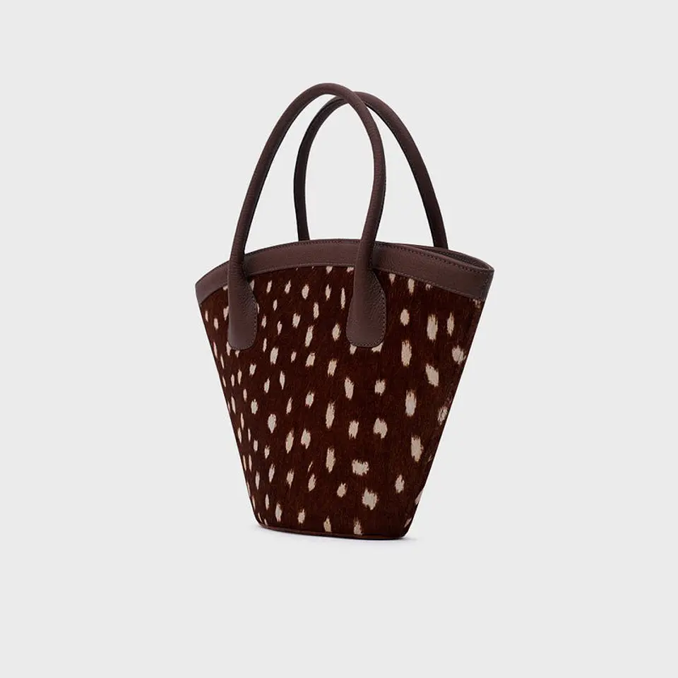 SASKIA TRAPEZE BAG MARRÓN 6