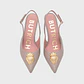 STRAWBERRY PUMP SLINGBACK CAFÉ - Miniatura 3
