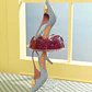 STRAWBERRY PUMP SLINGBACK CELESTE - Miniatura 2