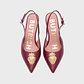 STRAWBERRY PUMP SLINGBACK MORA - Miniatura 4