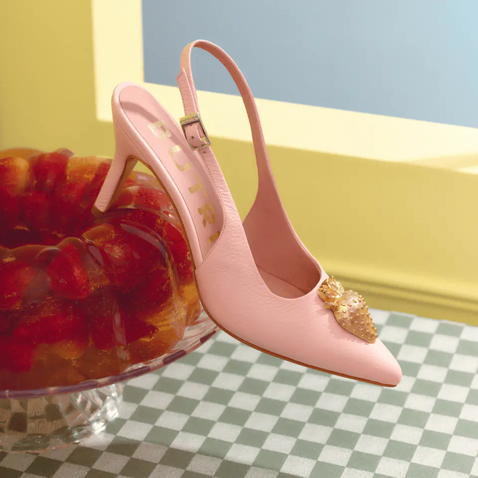STRAWBERRY PUMP SLINGBACK ROSA 2