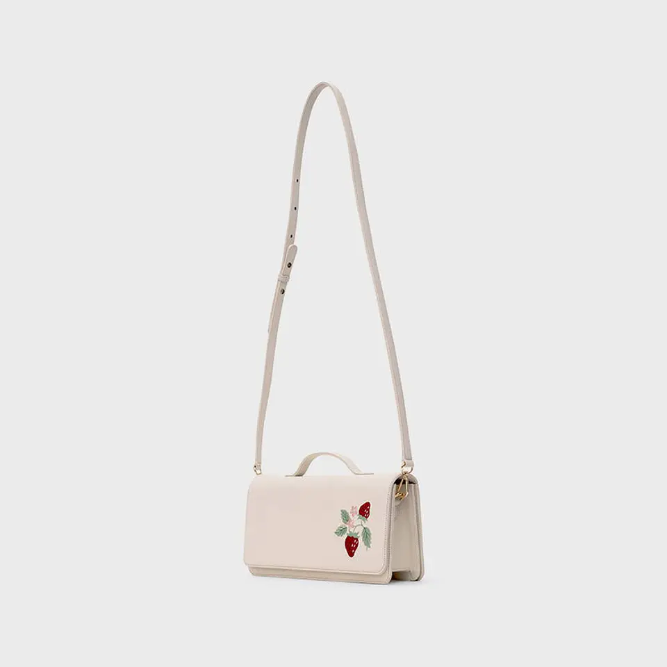 STRAWBERRY SUNDAE RECTANGLE BAG HUESO 3