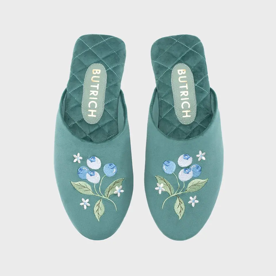SUNDAE BLUEBERRY SLIPPER VERDE 1