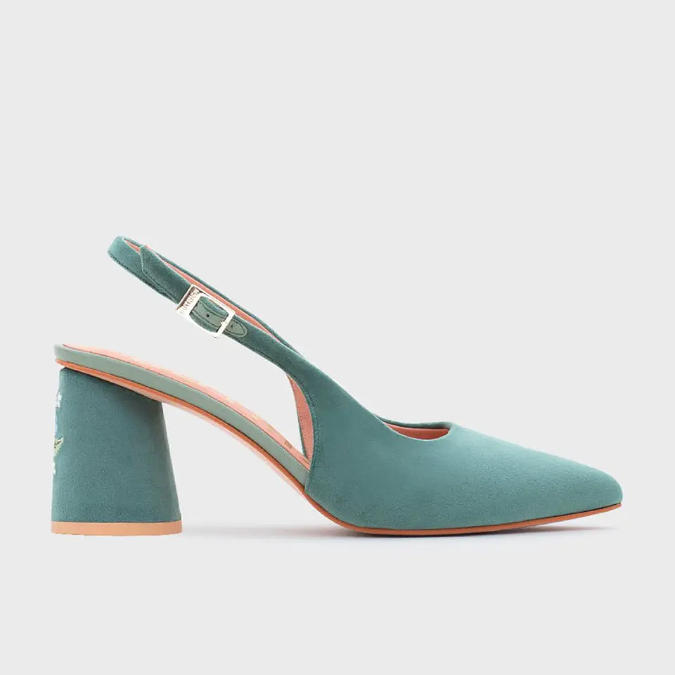 SUNDAE PUMP BLUEBERRY SLINGBACK VERDE 1