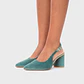 SUNDAE PUMP BLUEBERRY SLINGBACK VERDE - Miniatura 3