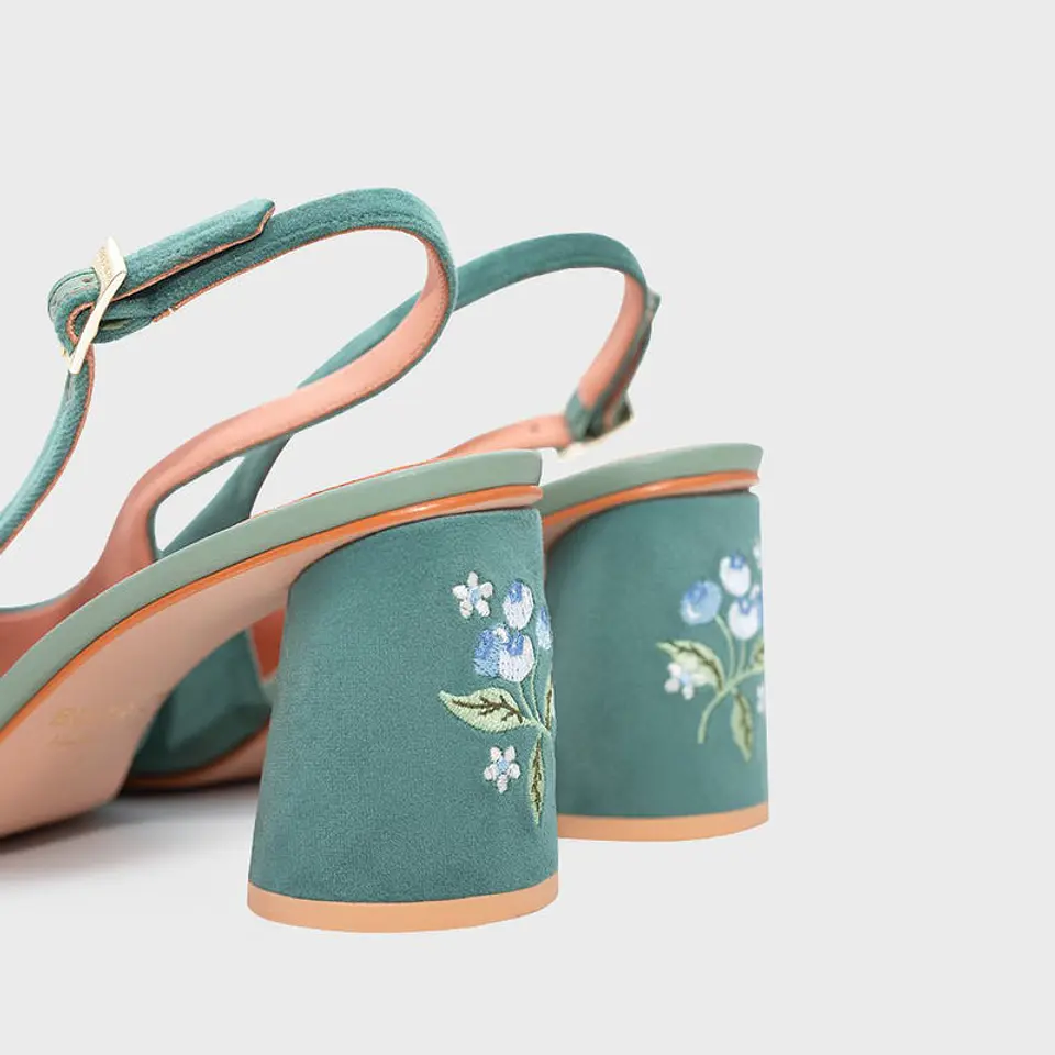 SUNDAE PUMP BLUEBERRY SLINGBACK VERDE 4