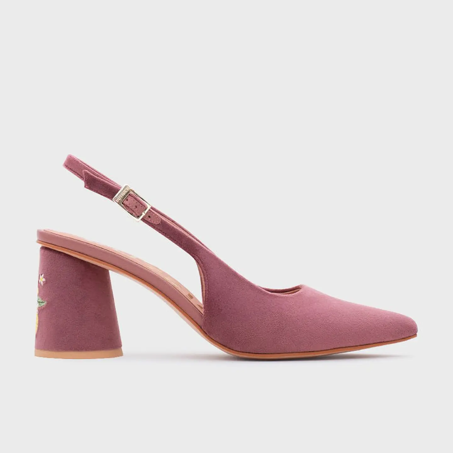 SUNDAE PUMP LEMON SLINGBACK ROSA OSCURO 1
