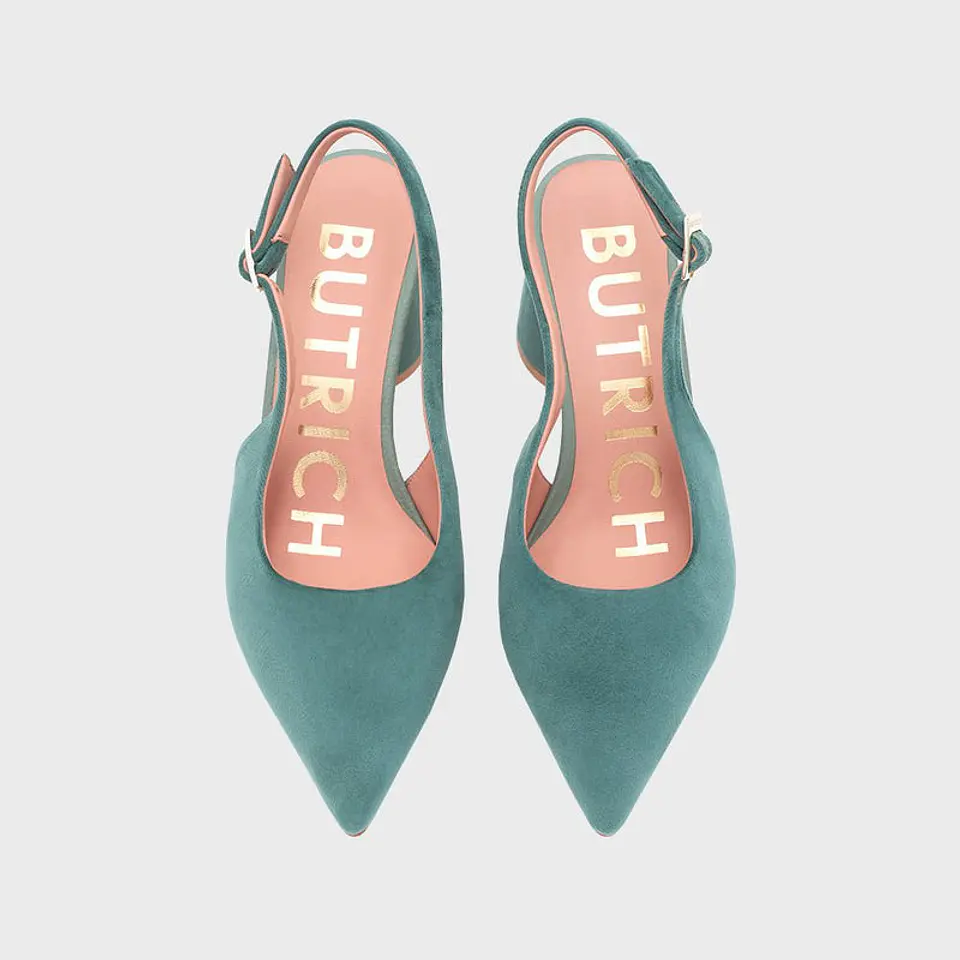 SUNDAE PUMP BLUEBERRY SLINGBACK VERDE 6