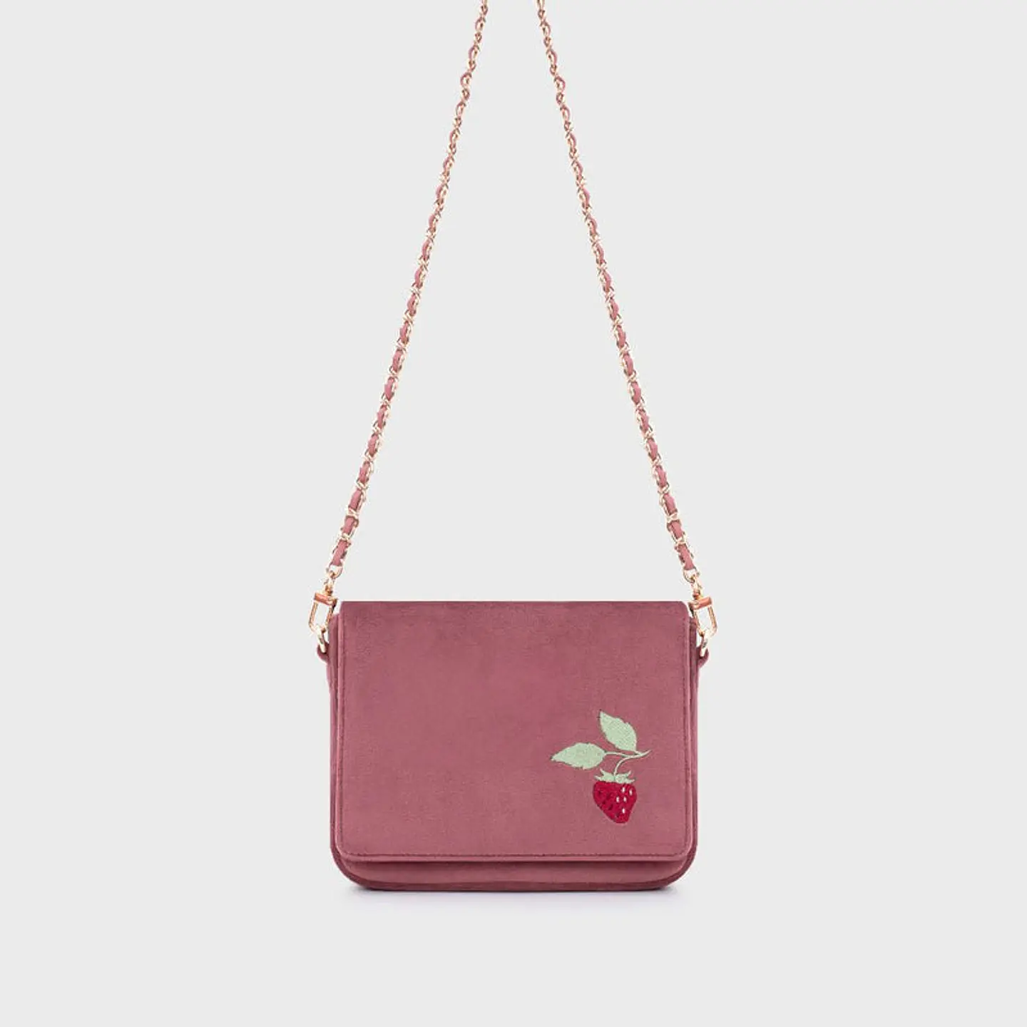 SUNDAE STRAWBERRY MINI BAG ROSA OSCURO 1
