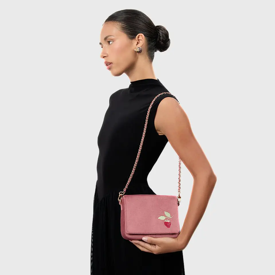 SUNDAE STRAWBERRY MINI BAG ROSA OSCURO 3
