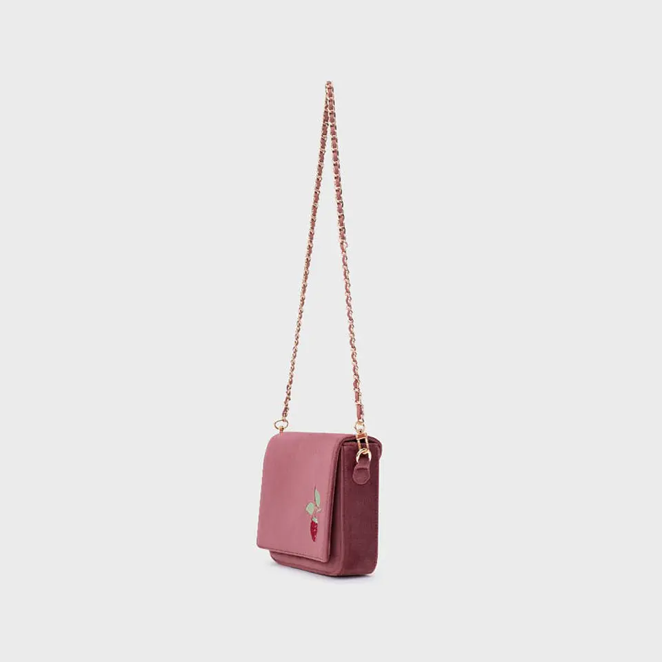 SUNDAE STRAWBERRY MINI BAG ROSA OSCURO 6