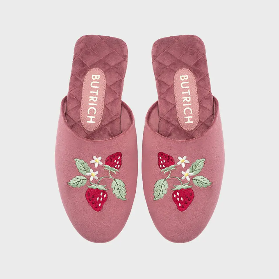 SUNDAE STRAWBERRY SLIPPER ROSA OSCURO 1
