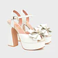 SUSANA PLATAFORMA BRIDE 13CM HUESO - Miniatura 3