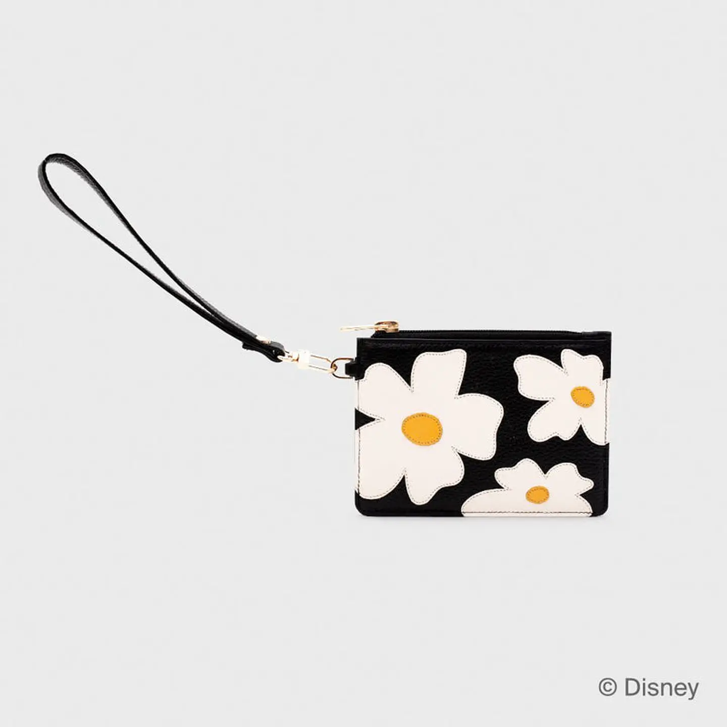 TARJETERO CON ASA WILDWOOD HEART FLOWERS NEGRO 2