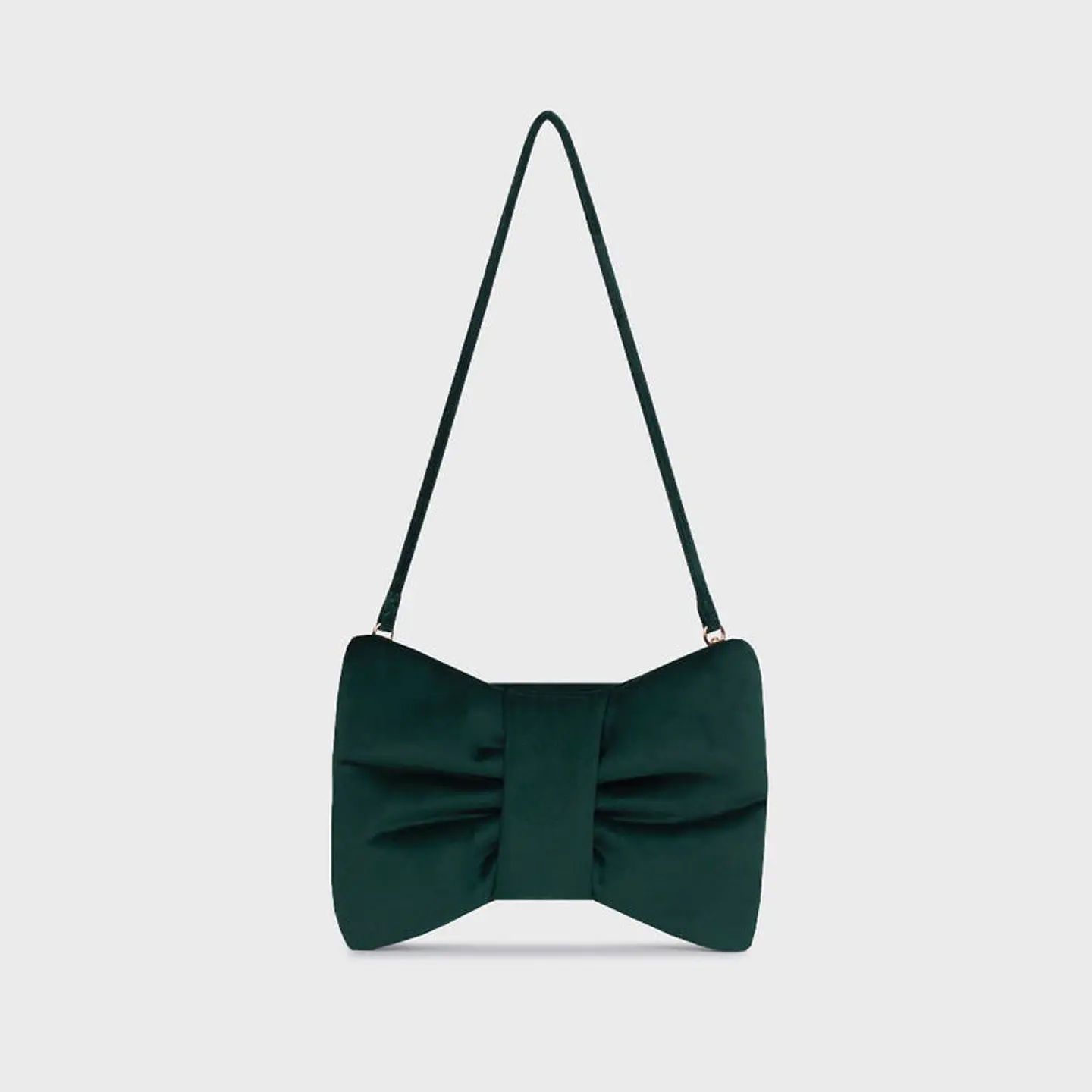 MINI BOW BAG VERDE OSCURO 2