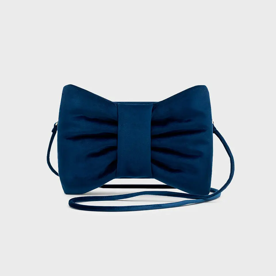 MINI BOW BAG AZUL 4