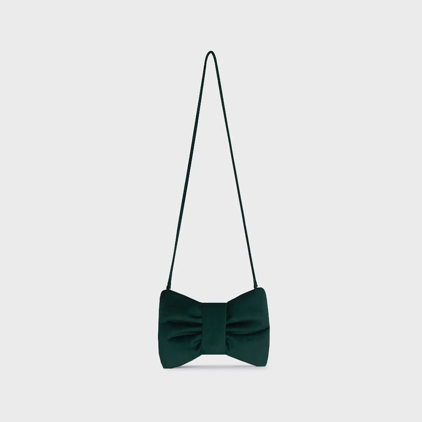 MINI BOW BAG VERDE OSCURO 4