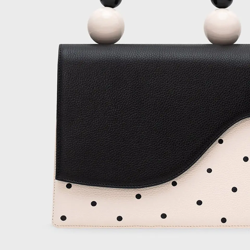 MONA BEADED LUNCH BAG NEGRO 3