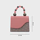 MONA BEADED LUNCH BAG GRIS - Miniatura 4