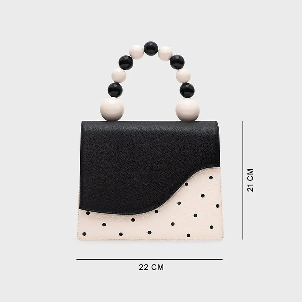 MONA BEADED LUNCH BAG NEGRO 4