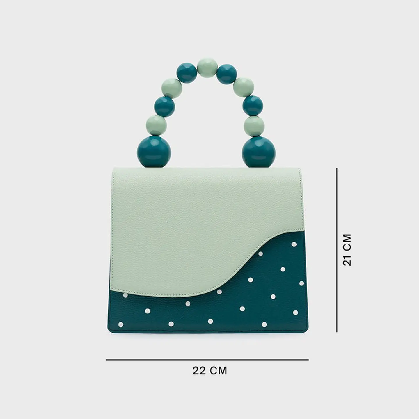 MONA BEADED LUNCH BAG VERDE 4