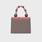 MONA BEADED LUNCH BAG GRIS - Miniatura 7