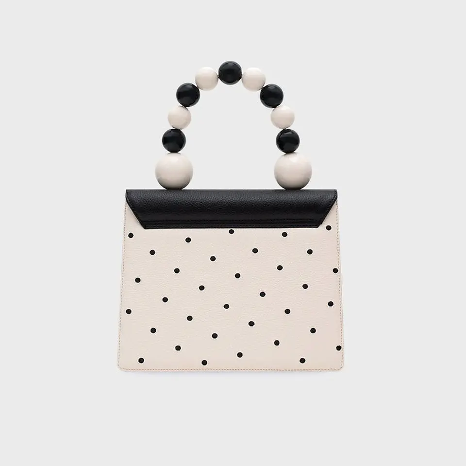 MONA BEADED LUNCH BAG NEGRO 7
