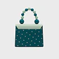 MONA BEADED LUNCH BAG VERDE - Miniatura 7