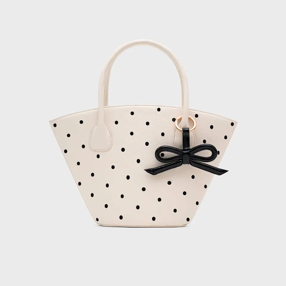 MONA TRAPEZE BAG HUESO 1