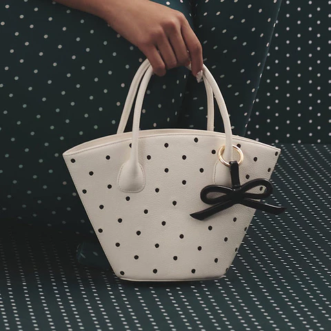 MONA TRAPEZE BAG HUESO