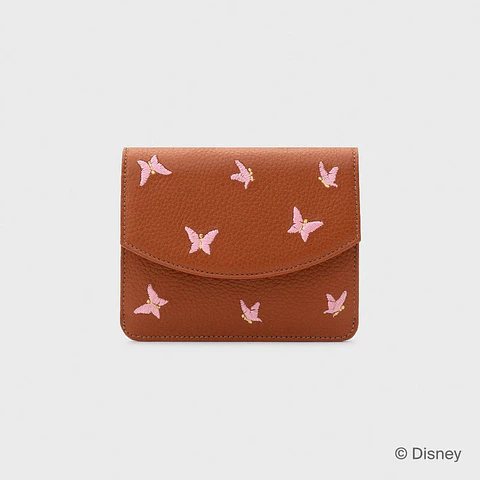 MONEDERO WILDWOOD HEART BUTTERFLIES MARRÓN