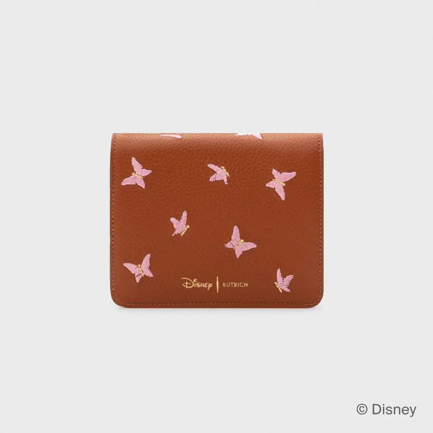 MONEDERO WILDWOOD HEART BUTTERFLIES MARRÓN 3