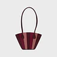 NABILA TRAPEZE BAG BORGOÑA - Miniatura 1