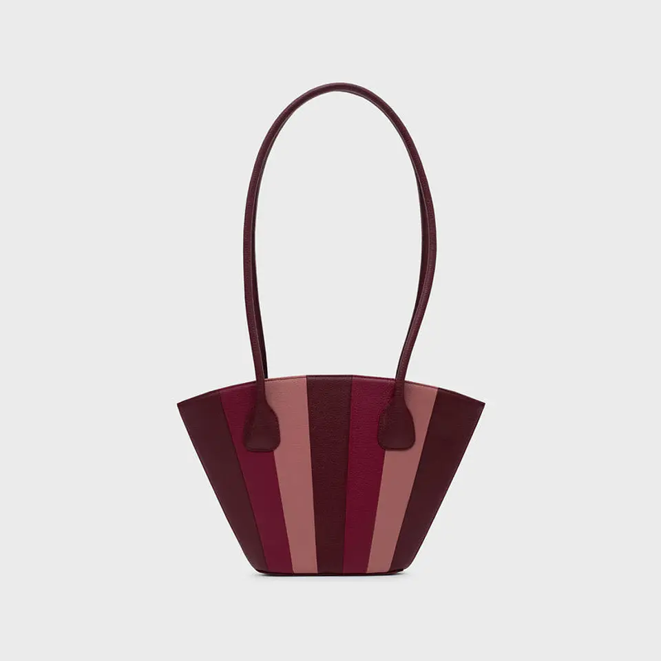 NABILA TRAPEZE BAG BORGOÑA 1
