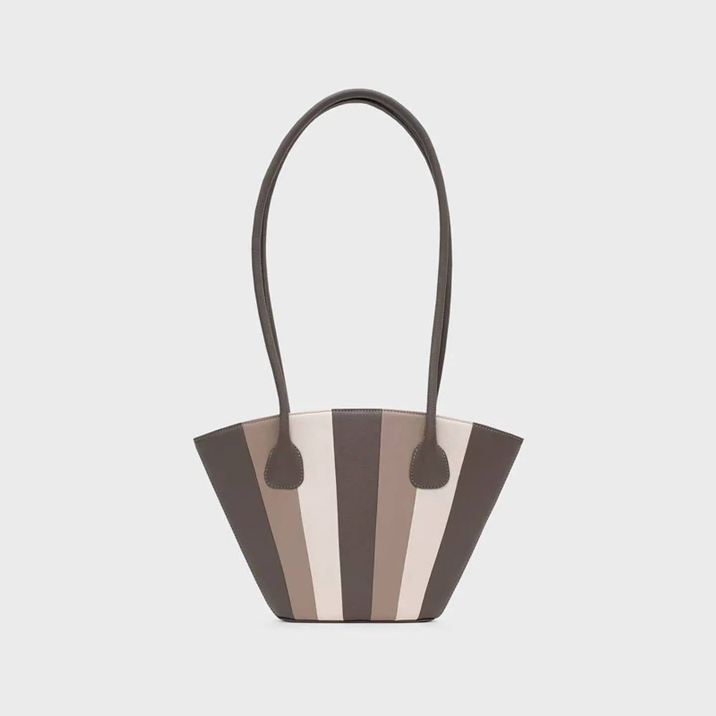 NABILA TRAPEZE BAG GRIS 1