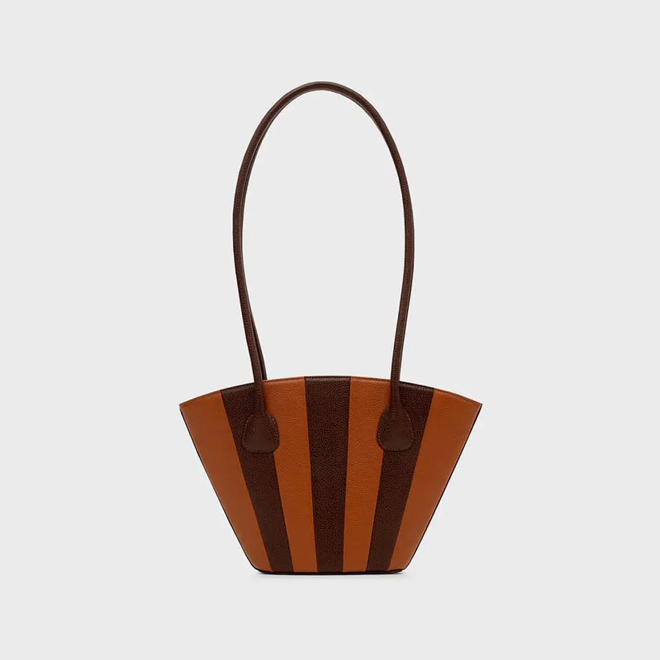 NABILA TRAPEZE BAG MARRÓN 1