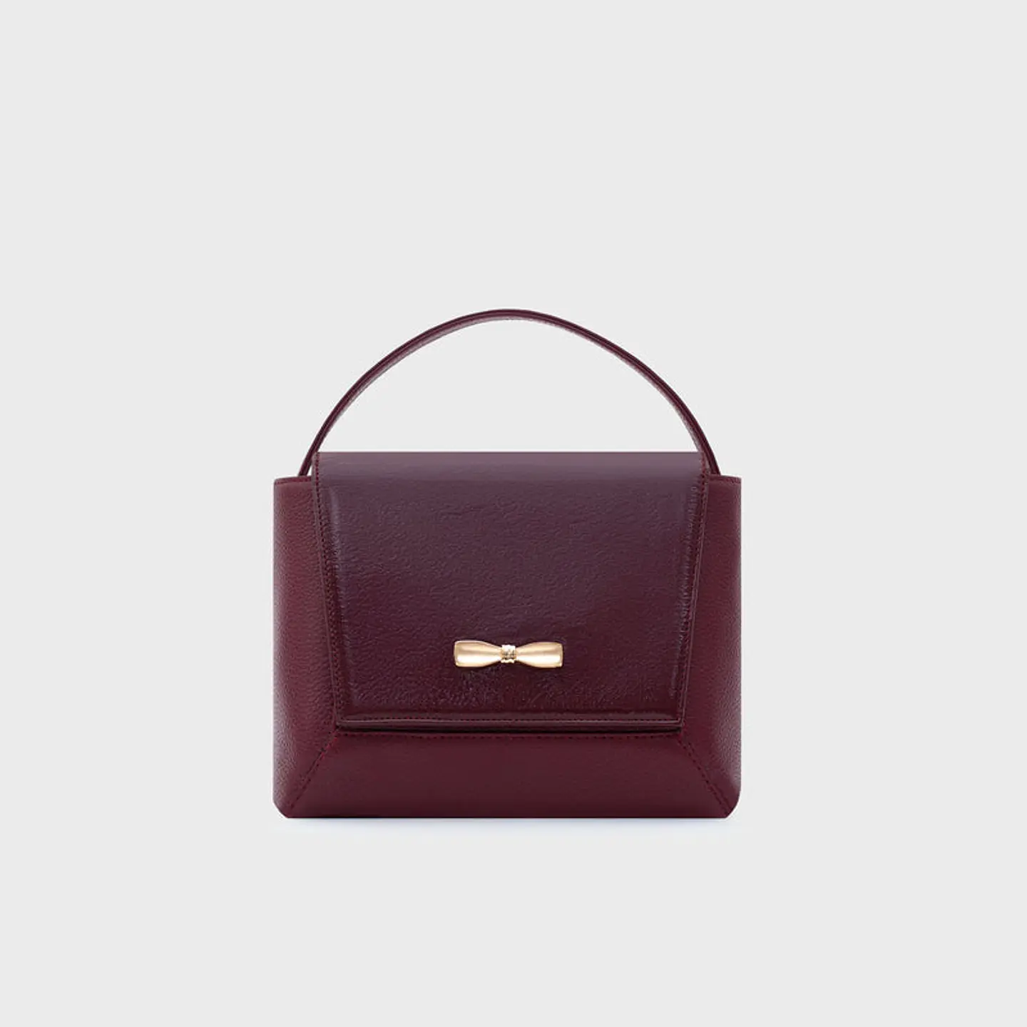 NADIRA FLAP HAND BAG BORGOÑA 1