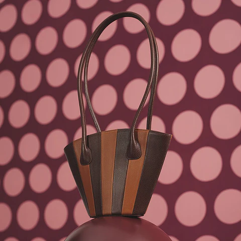 NABILA TRAPEZE BAG MARRÓN