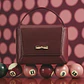 NADIRA FLAP HAND BAG BORGOÑA - Miniatura 2