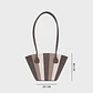 NABILA TRAPEZE BAG GRIS - Miniatura 4