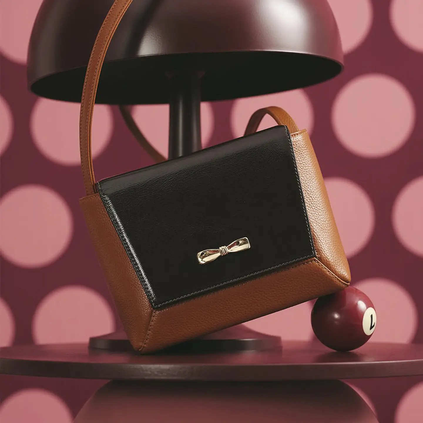 NADIRA FLAP HAND BAG COBRE 2
