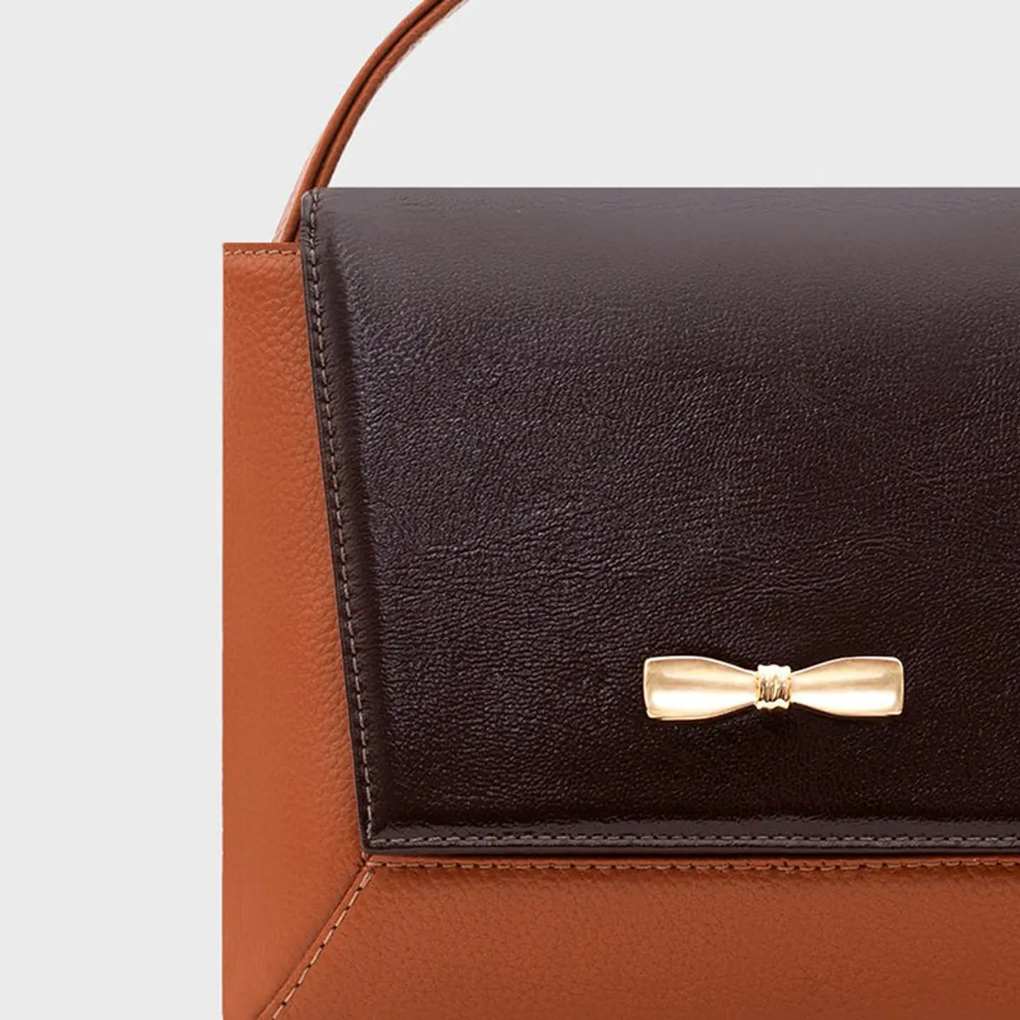 NADIRA FLAP HAND BAG COBRE 3