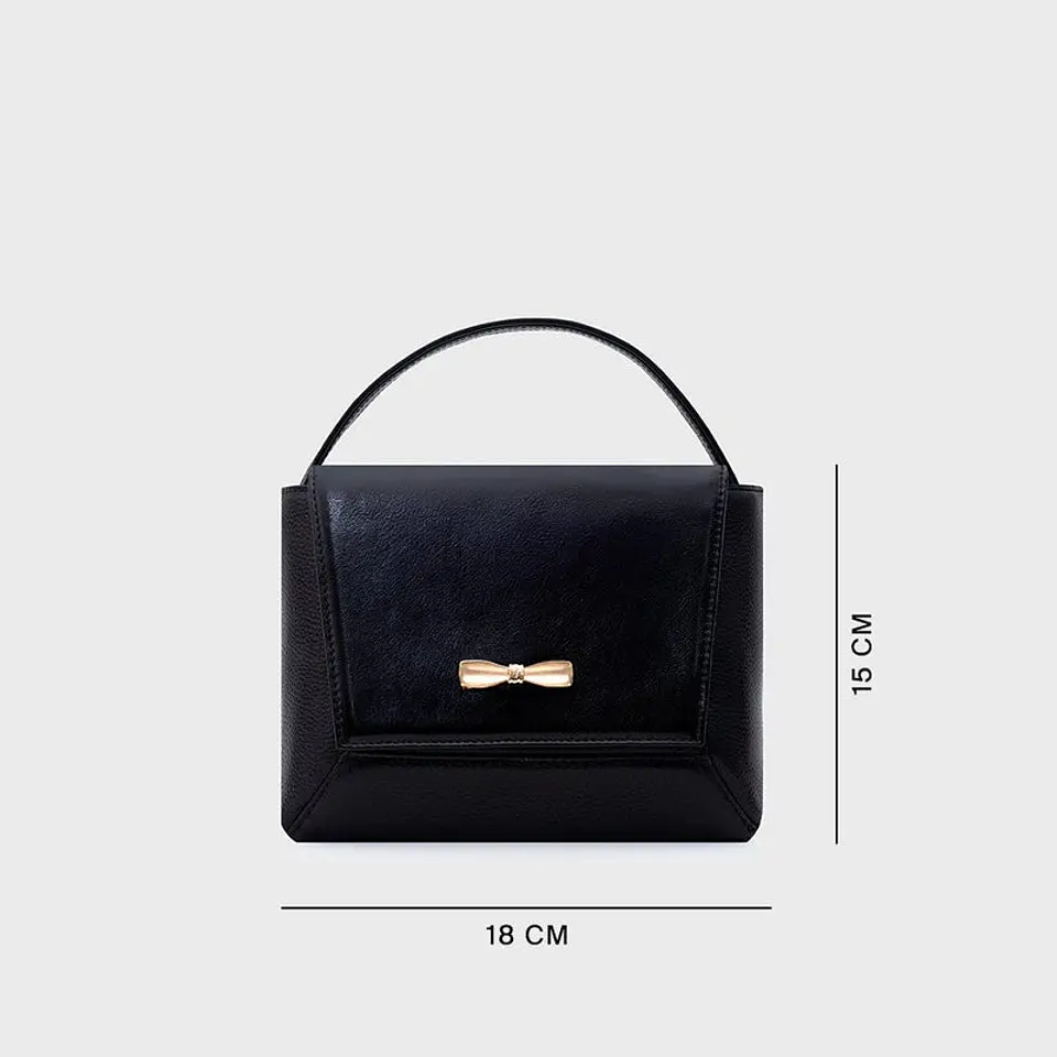 NADIRA FLAP HAND BAG NEGRO 3